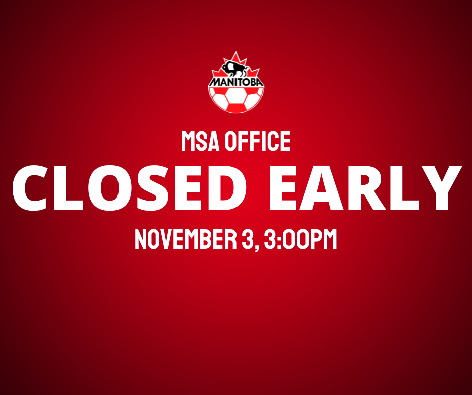 MSA Office Closed Today, Nov 3rd at 3:00PM